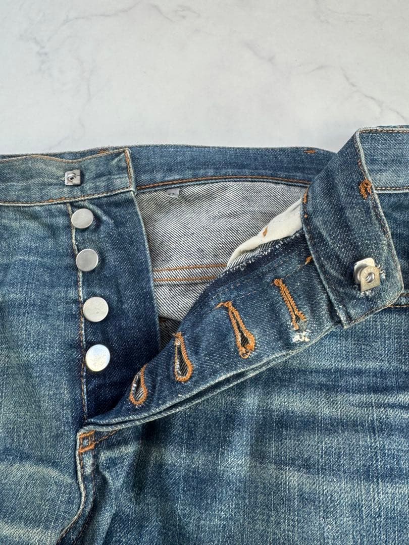 ディオールオム スリム テーパードジーンズ 27 イタリア製 ユーズド加工