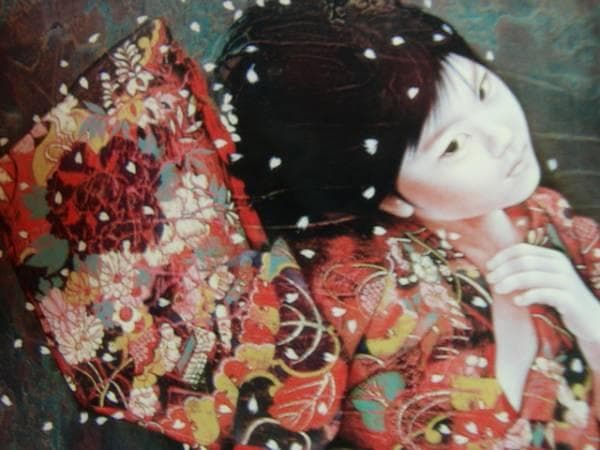 智内兄助、春闌く、新品額装付、画集画、状態良好