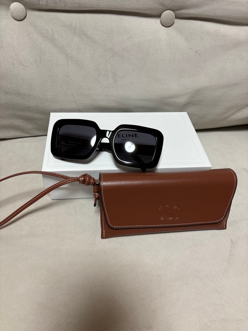 【CELINE】ブラック サングラス ケース付き