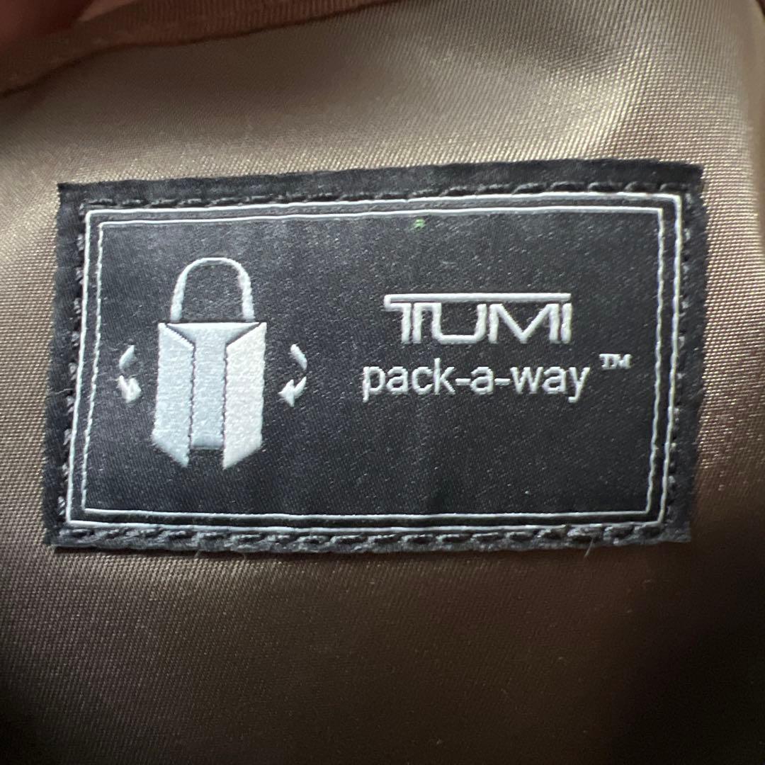 TUMI/Pack-A-Way/Backpack/折りたたみバックパック