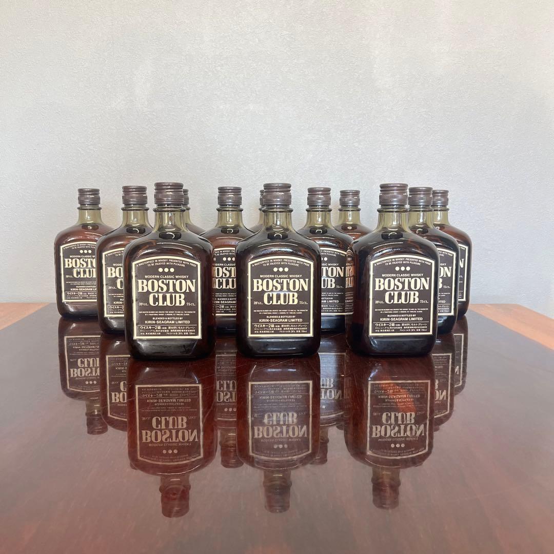 キリン・シーグラム ボストンクラブ ウイスキー2級 未開封　12本セット売り