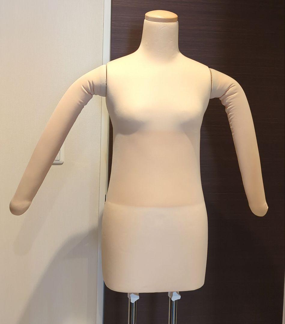 和装トルソー　エコボディ　腕付き　高さ調整　着付け練習用　マネキン