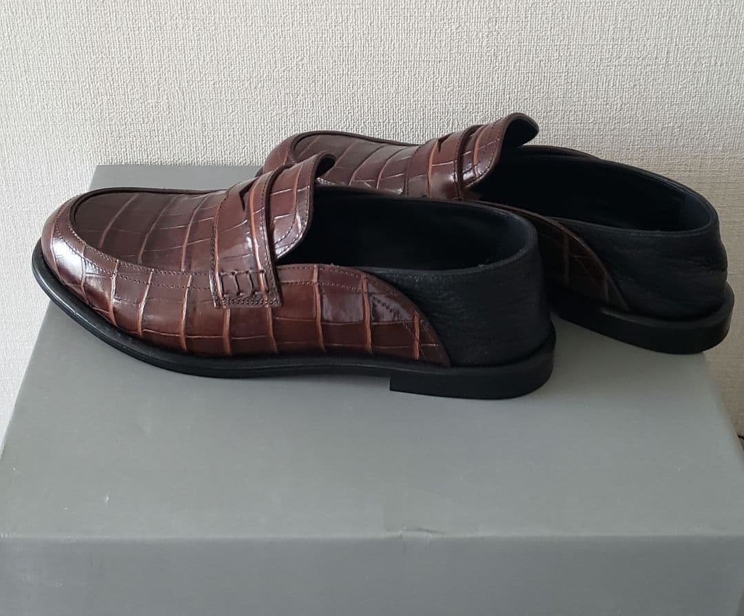 靴　ローファー　スリッポン　ロエベ