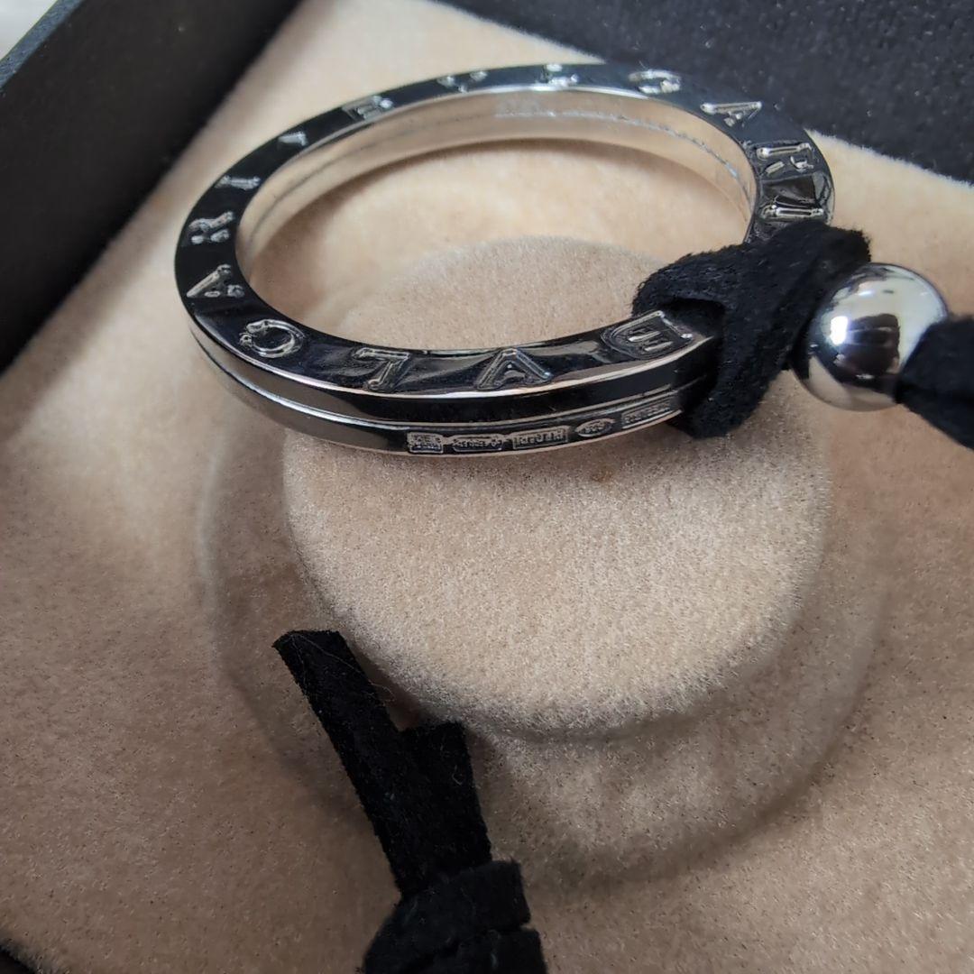 美品 BVLGARI ブルガリ シルバーキーリングチョーカー ボックスケース付