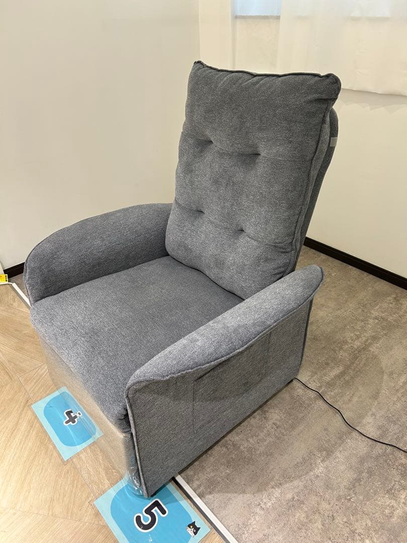 【梱包メルカリ便で配送】電動リクライニングソファ1人用【フカフカです】