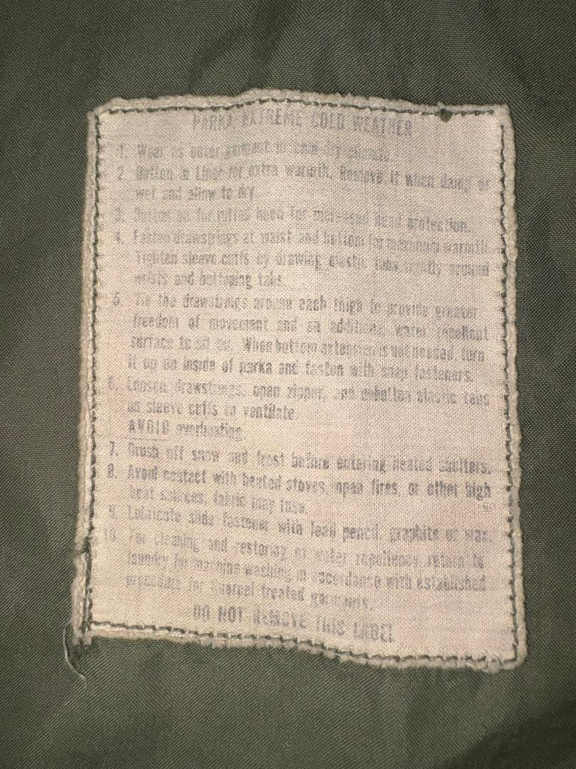 チ*フ様 米軍実物 M-65 フィッシュテールパーカー　Sサイズ　実物ライナー付