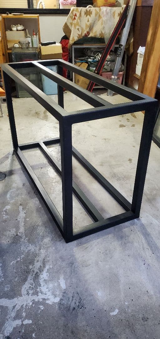 引取限定にて 特注50角パイプ　1500水槽台