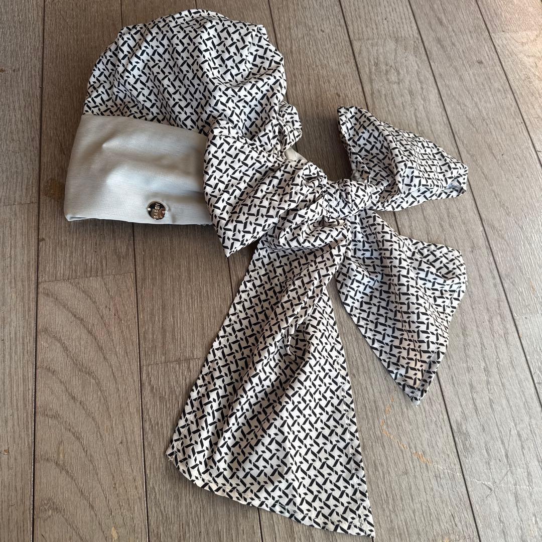 【新品】BAREN ケア帽子スカーフハットClassy-Beige Ｍサイズ