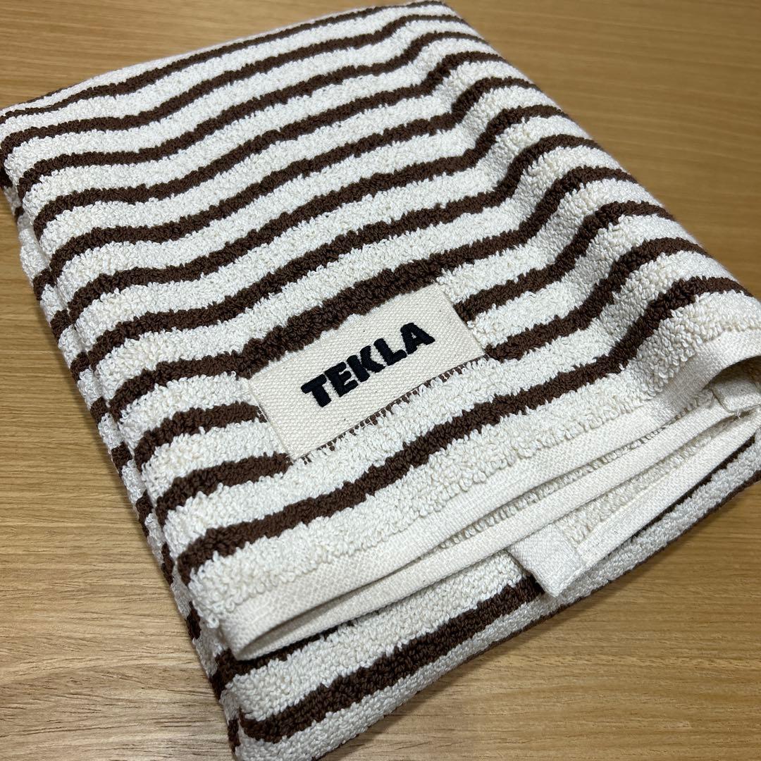 TEKLA テクラ ストライプ バスマット オーガニックコットン 100%