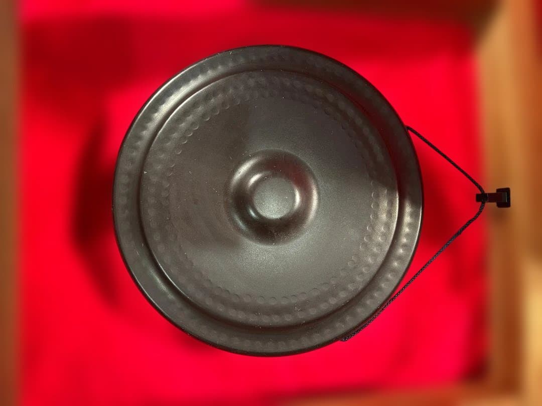 木製スタンドとバチ付きゴング