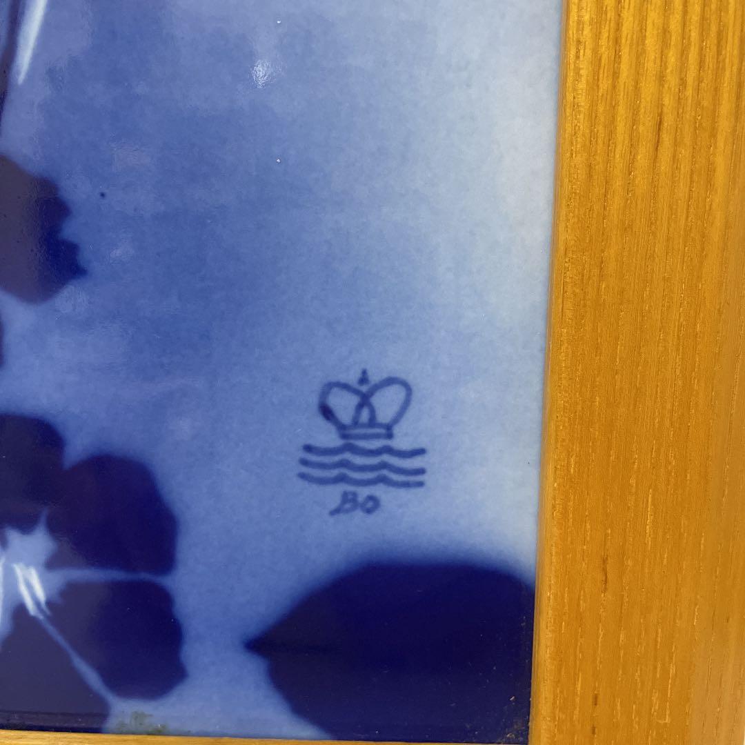 ＊Juliane Marie＊・Blue flower・額装３４cm×２８cm・