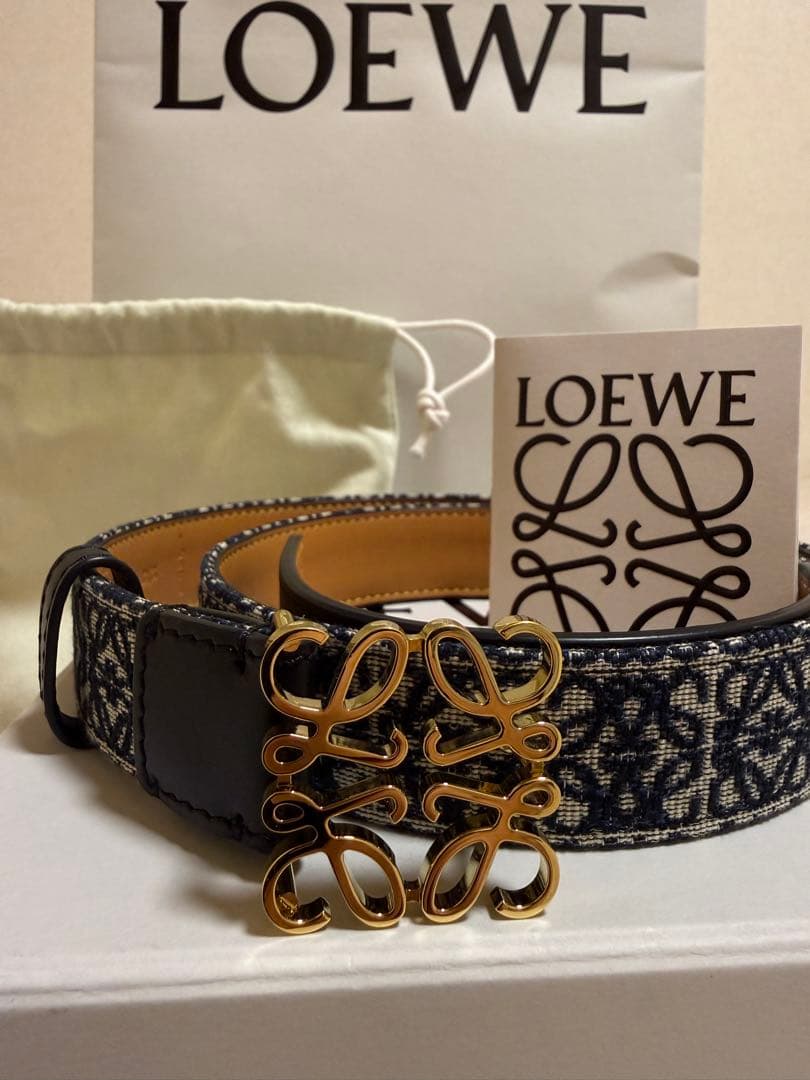 LOEWE ロエベ ベルト/ANAGRAM BELT 2.8CM