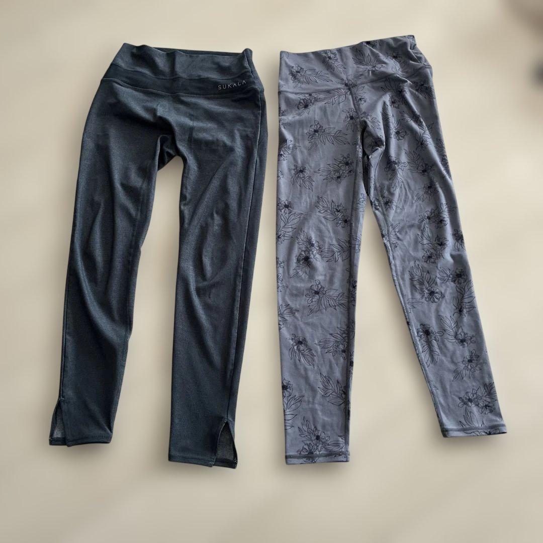 スカーラ　ヨガパンツ2枚セット