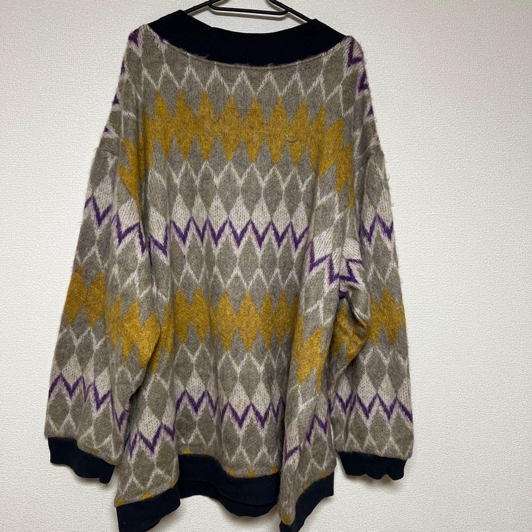 トップス 0658 Noelle argyle shaggy knit