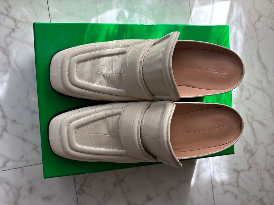 BOTTEGA VENETA クロコ ヒール ミュール