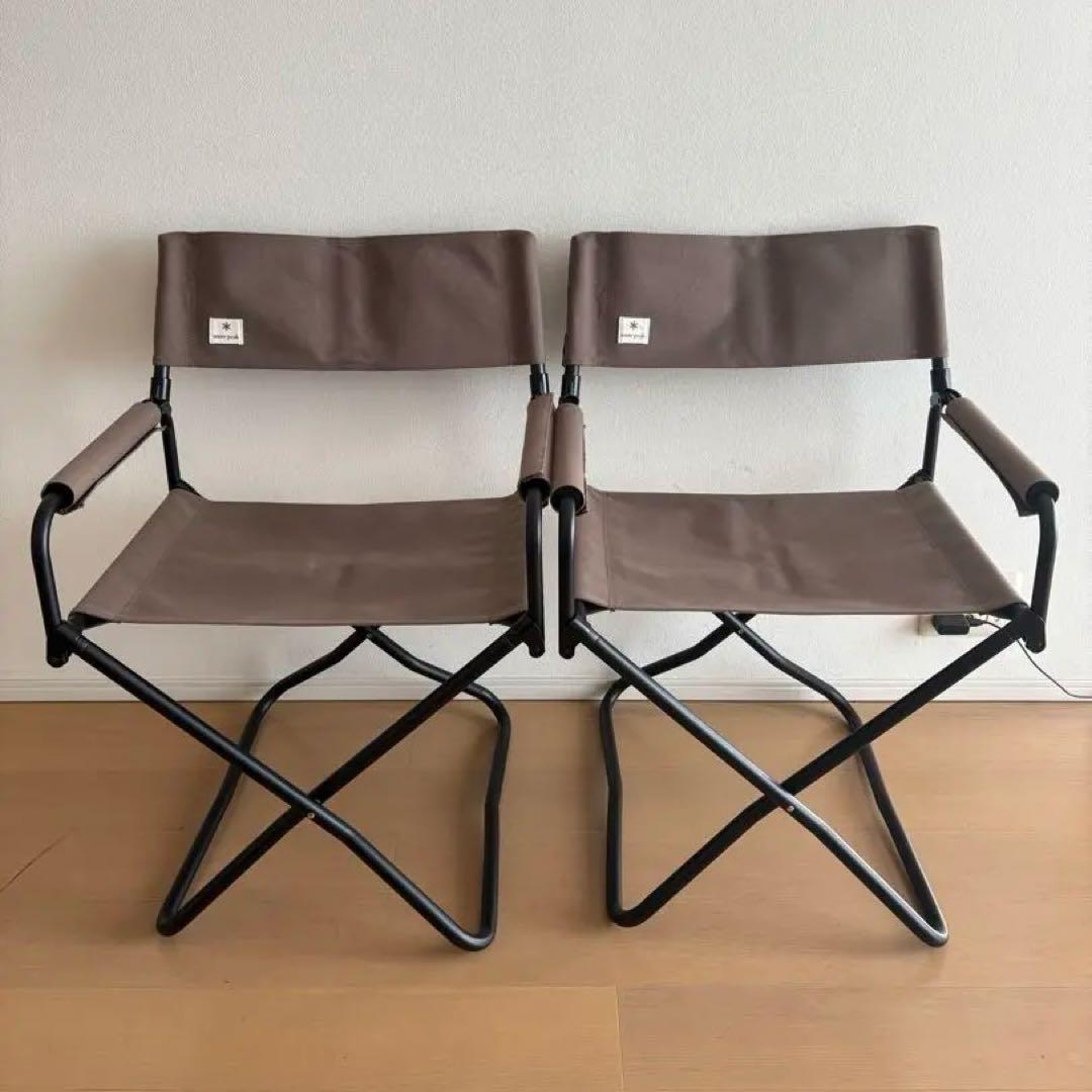  Peak スノーピーク FDチェアワイド 2脚セット グレー美品