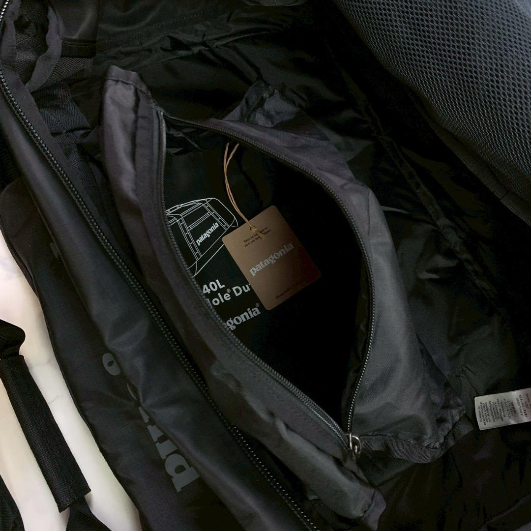 美品★パタゴニア ブラックホール・ダッフル 40L ブラック 2way