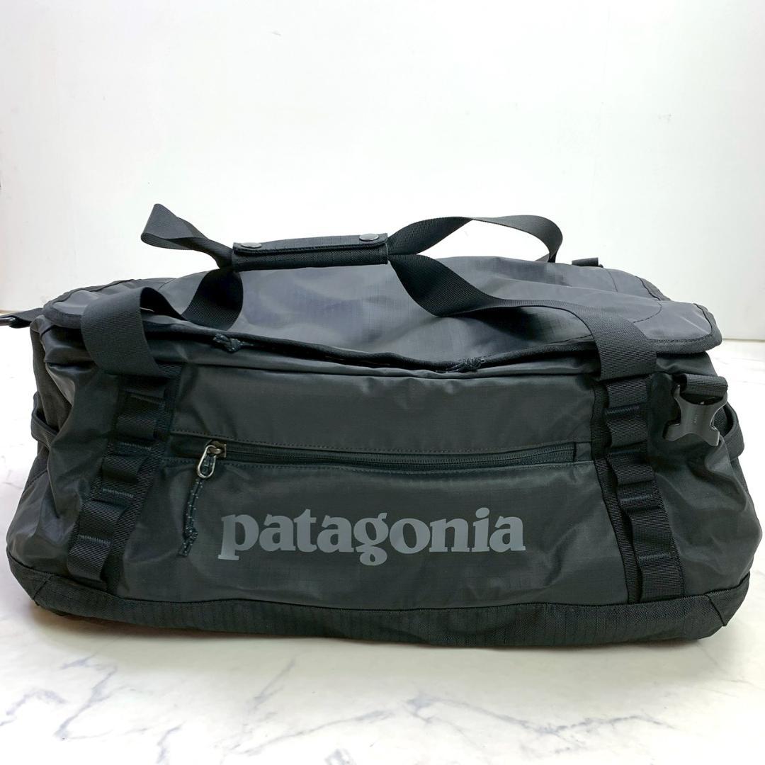 美品★パタゴニア ブラックホール・ダッフル 40L ブラック 2way
