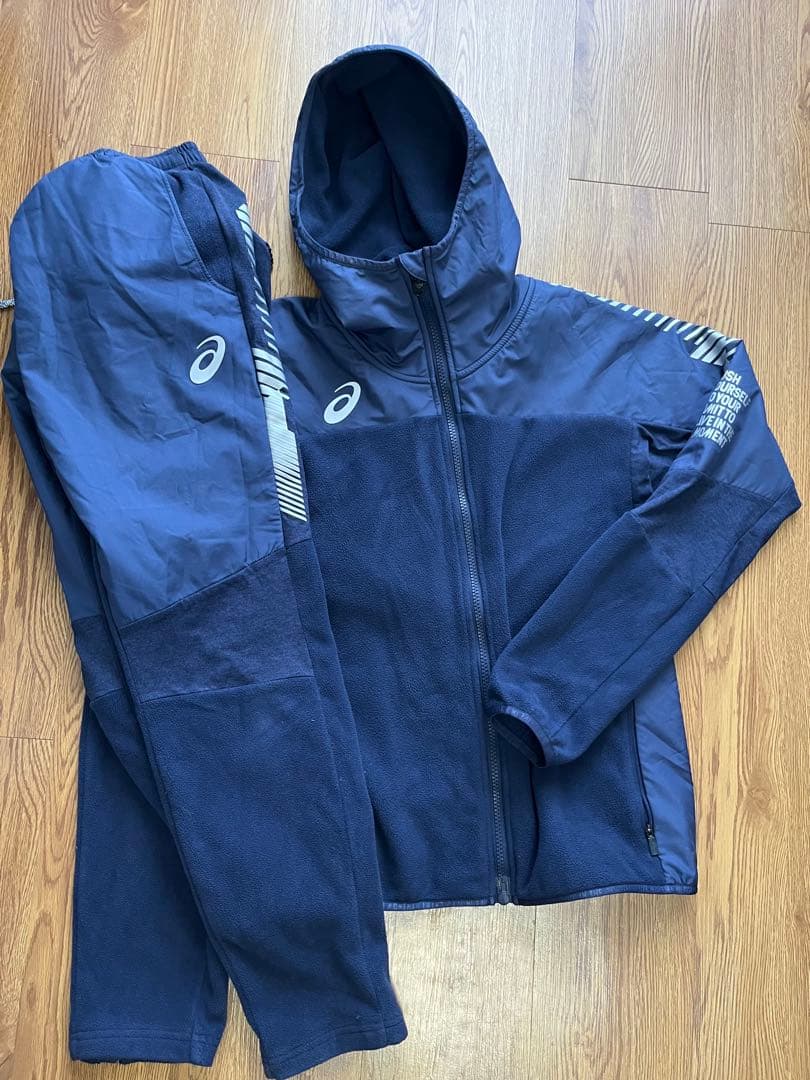 【美品】上下セット アシックス トレ-ニングウェア LIMOトライブリッド