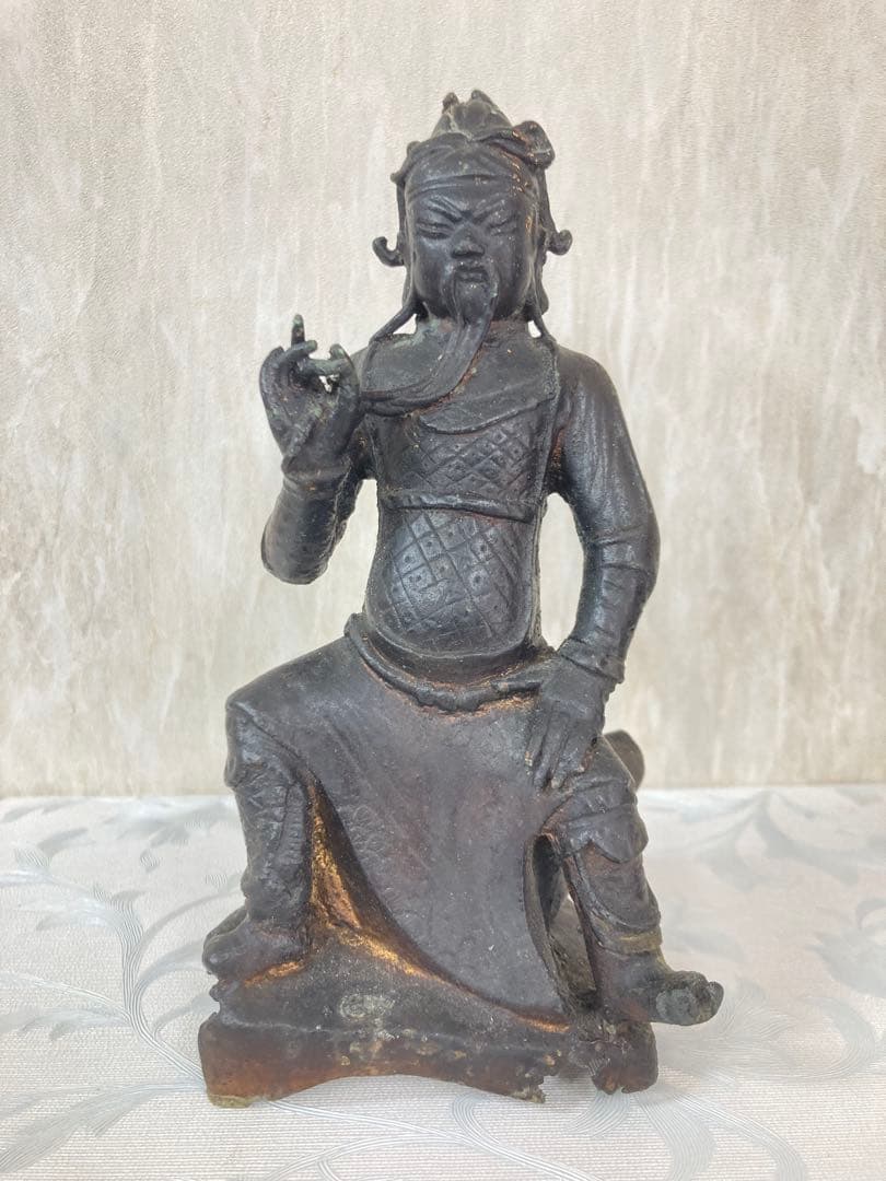 関羽青銅製仏像　& 青銅仏像