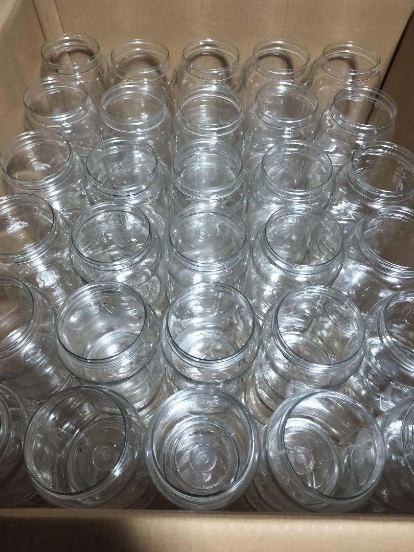 昆虫飼育用　硬質クリアボトル　800cc　90個セット　①