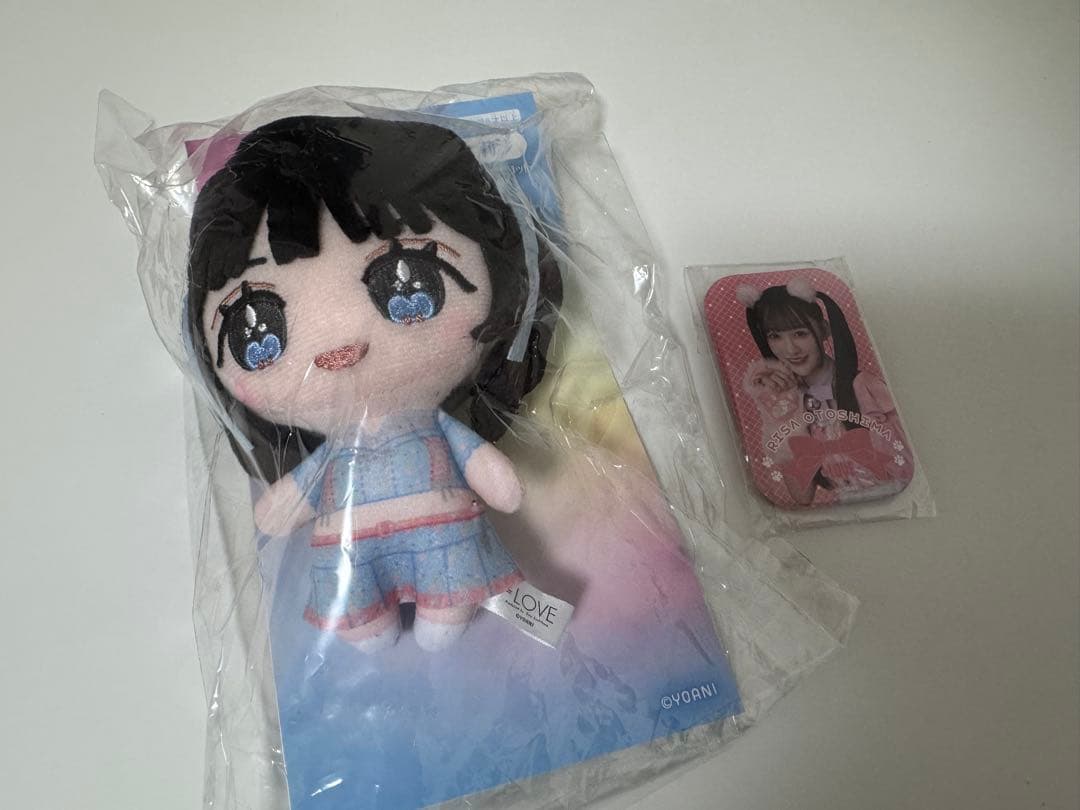 音嶋莉沙　ぬいぐるみマスコット　メンカラ衣装