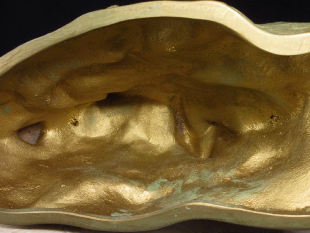 文化勲章受章彫刻家「富永直樹」造 銘「金龍登天」龍 ブロンズ像