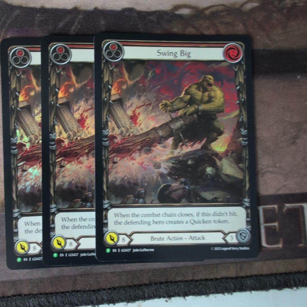 FaB　Swing Big プロモ　3枚セット