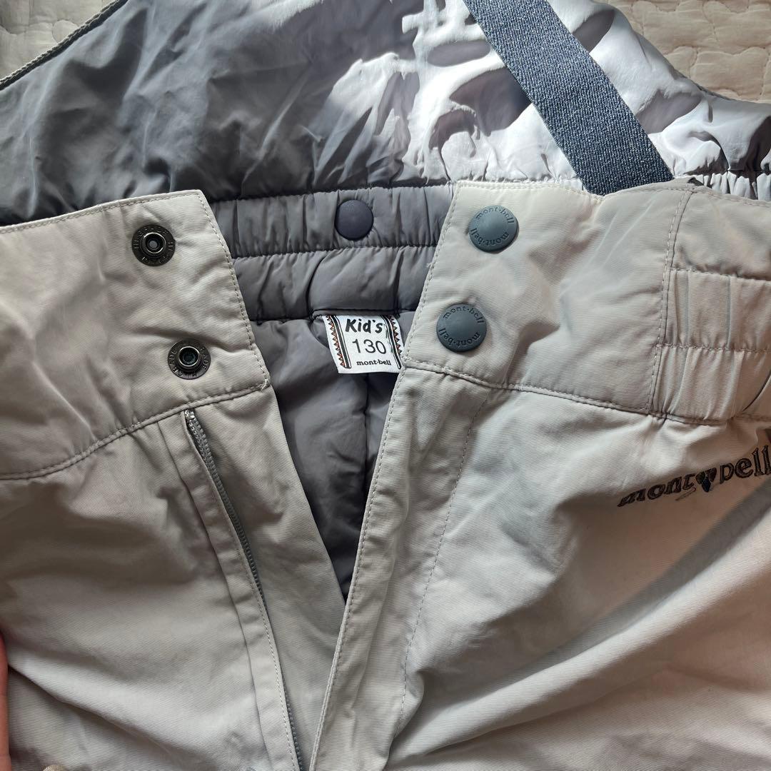 チキン　montbell 子ども用スキーウェア130