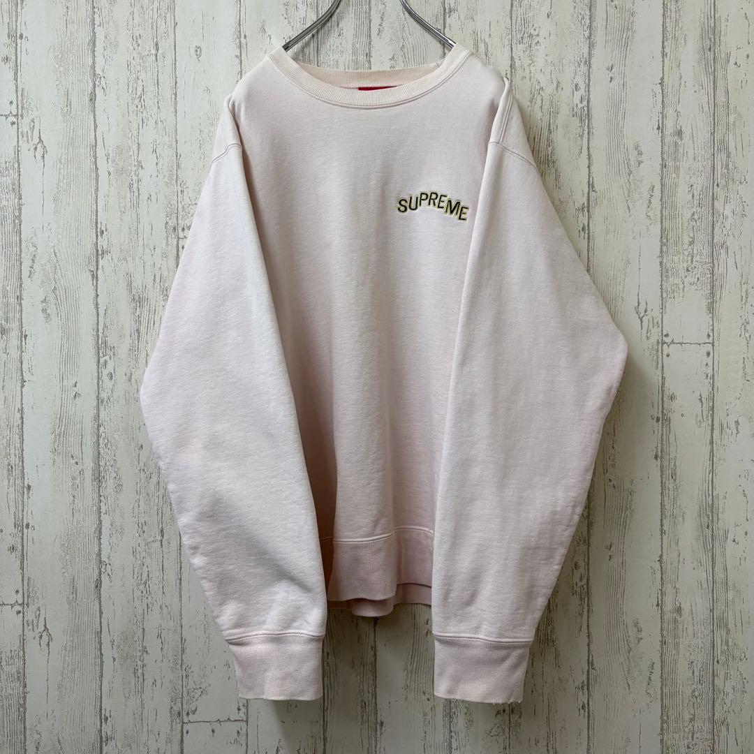【激レア】SUPREME シュプリーム　スウェット　トレーナー　完売モデル　刺繍