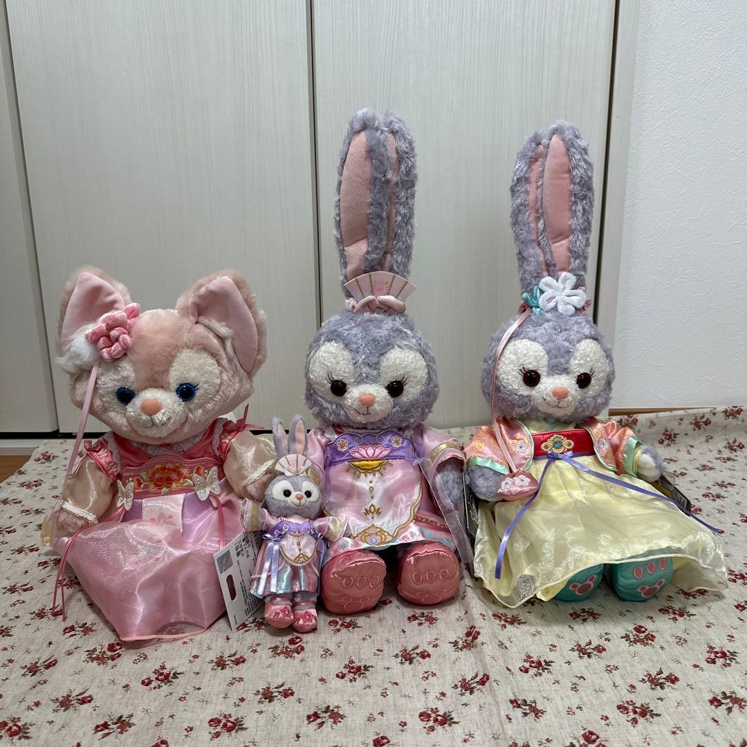 上海ディズニー 中秋節　ステラルー＆リーナベル ぬいぐるみS キーホルダー