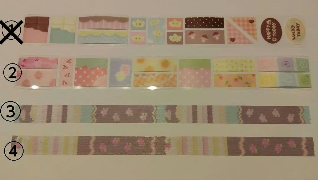 韓国作家さん　キスカット　マスキングテープ