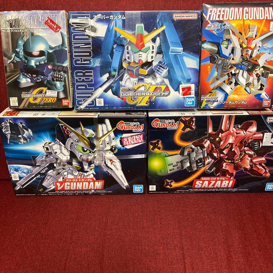 バンダイ　ガンプラ　SDガンダム　BB戦士　ジャンク扱い　まとめて５個セット