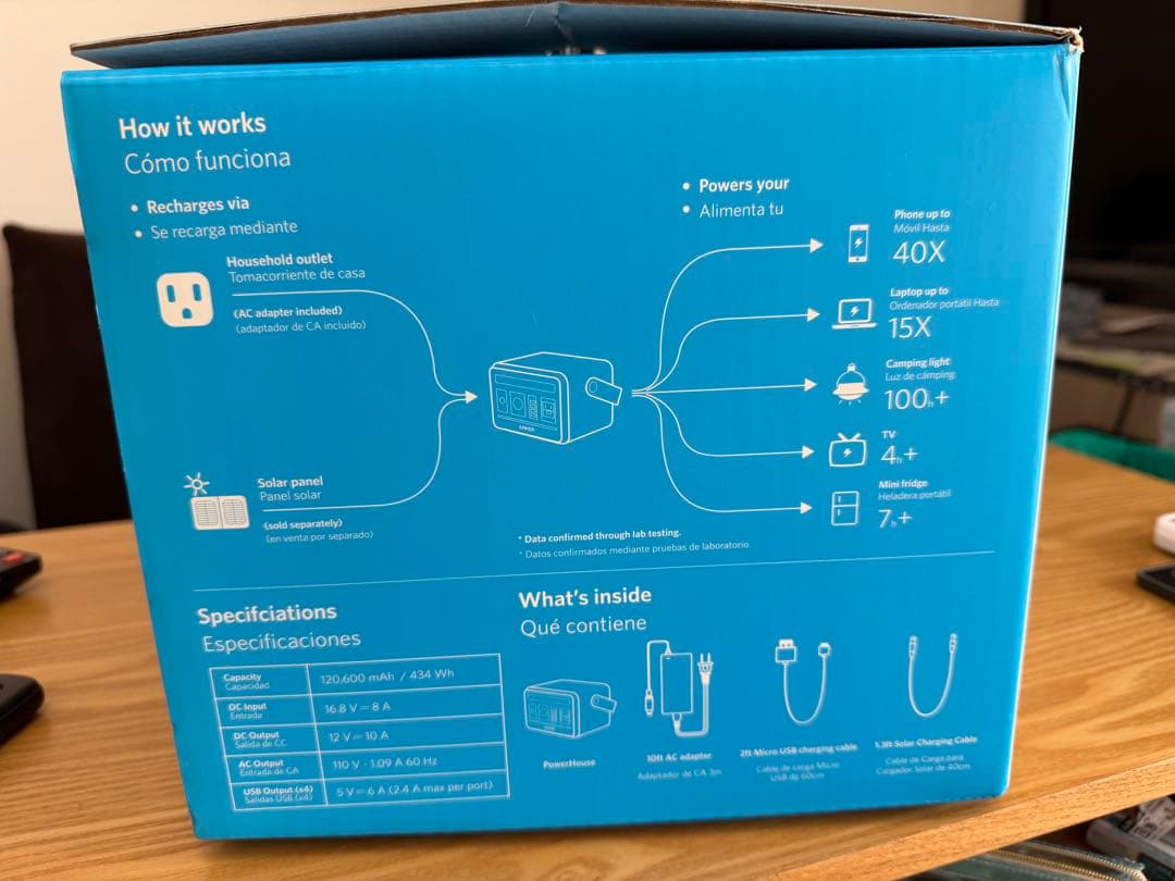 Anker PowerHouse ポータブル電源 120,600mAh