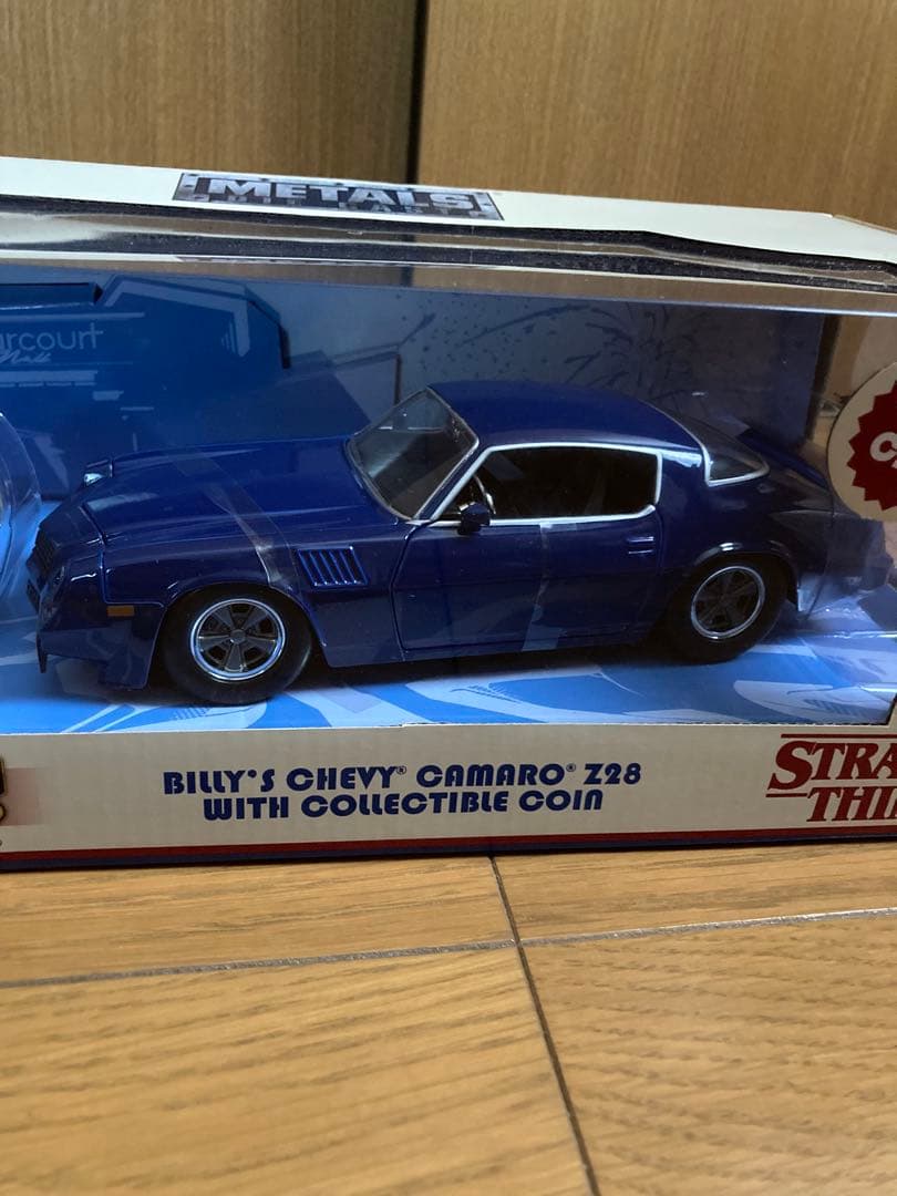 JADA 1/24 ストレンジャーシングスカマロ Z28 ビリー車 ダイキャスト
