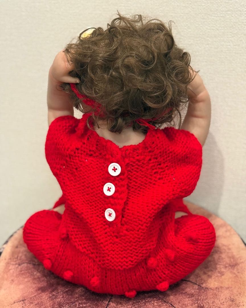 ★新品★リボーンドール フルボディー 天使の笑顔のベビーちゃん45cm 女の子