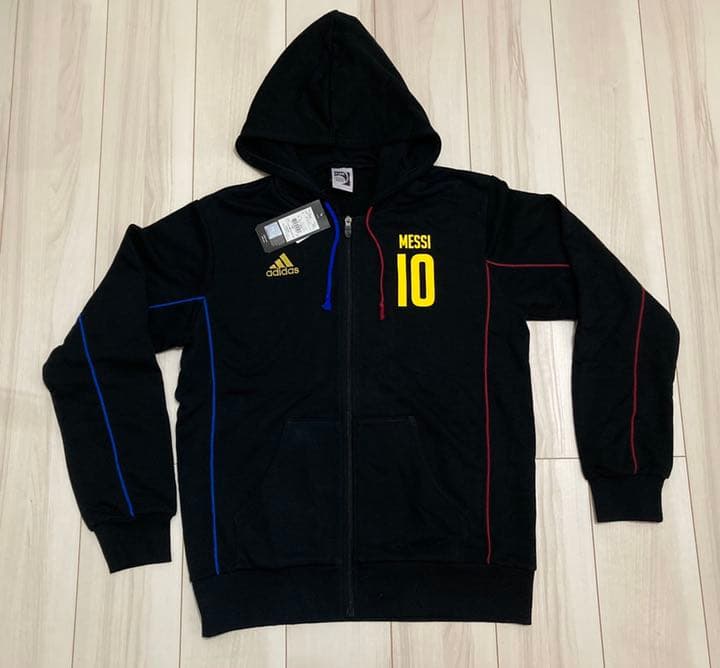 バルセロナ メッシ パーカー XO FIFA バロンドール