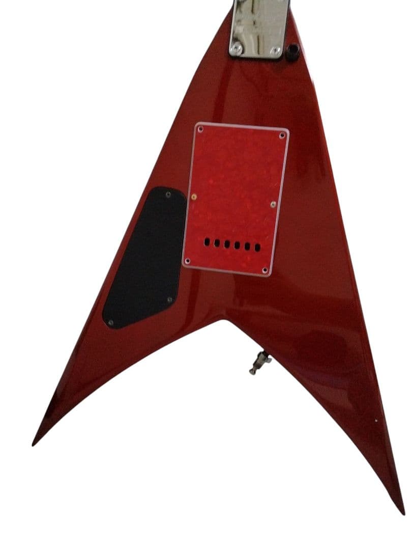 ジャンク品　Jacson レッド Vシェイプ エレキギター