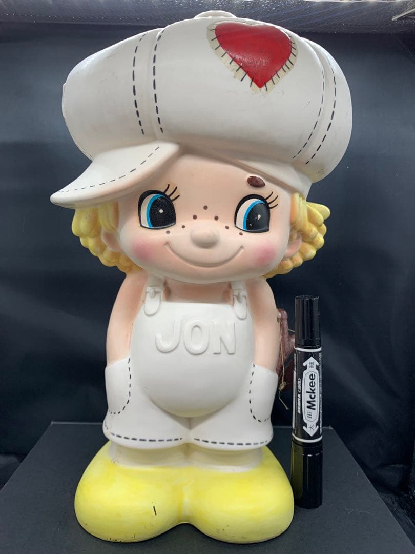 内藤ルネ　JON 大　陶器　貯金箱