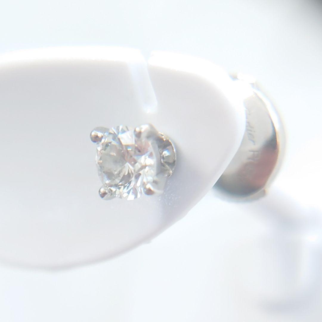 【美品】カルティエ ソリテール ダイヤモンド ピアス 片耳用 5694