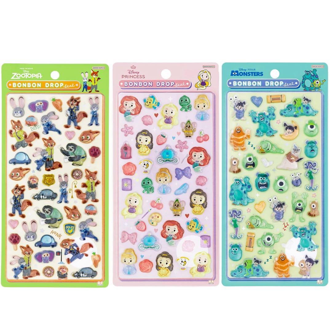 正規品 ディズニー プリンセス ズートピア モンスターズインク ボンボンドロップ