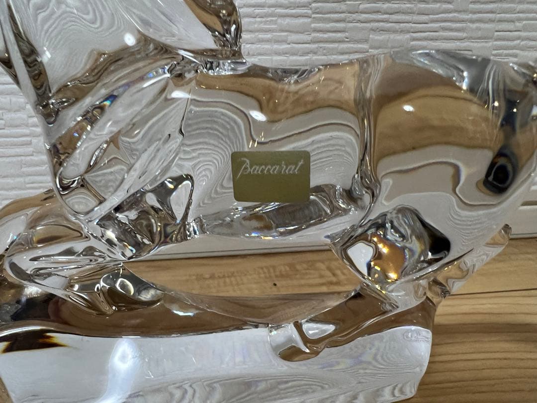 n*i様 バカラ　Baccarat 走る馬 クリスタル インテリア
