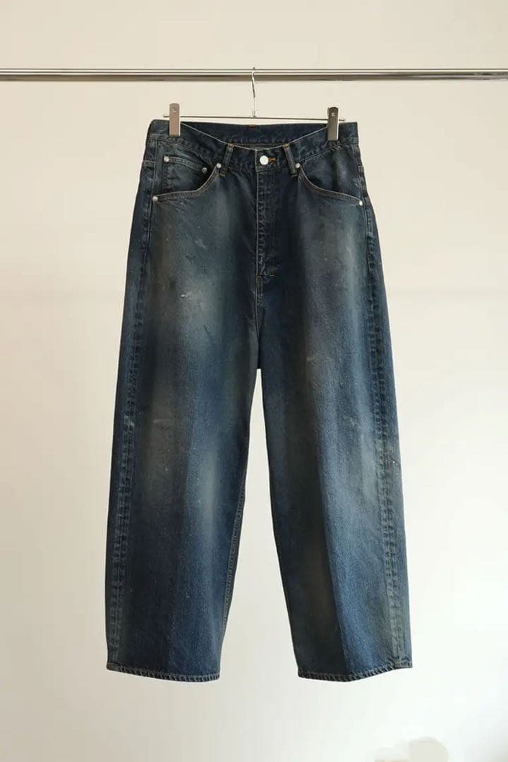 パンツ Ancellm AGING WIDE 5P DENIM PANTS