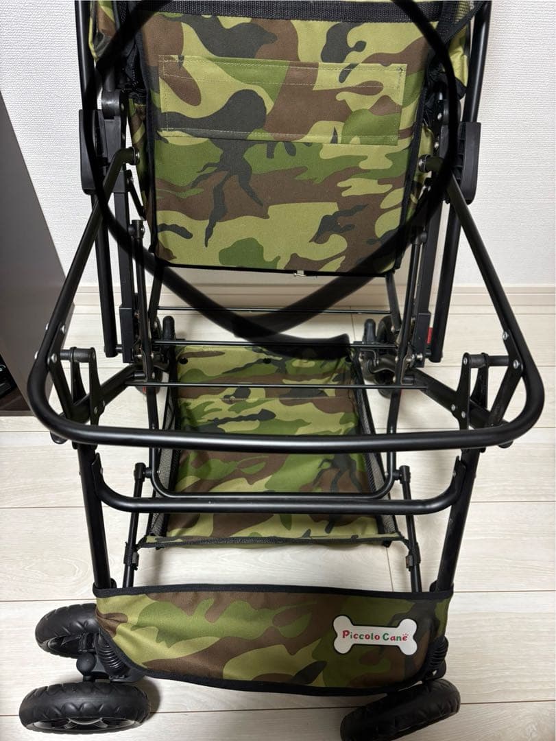 【美品】ピッコロカーネ プリモ 迷彩 ペットカート 数回使用のみ 倉庫保管