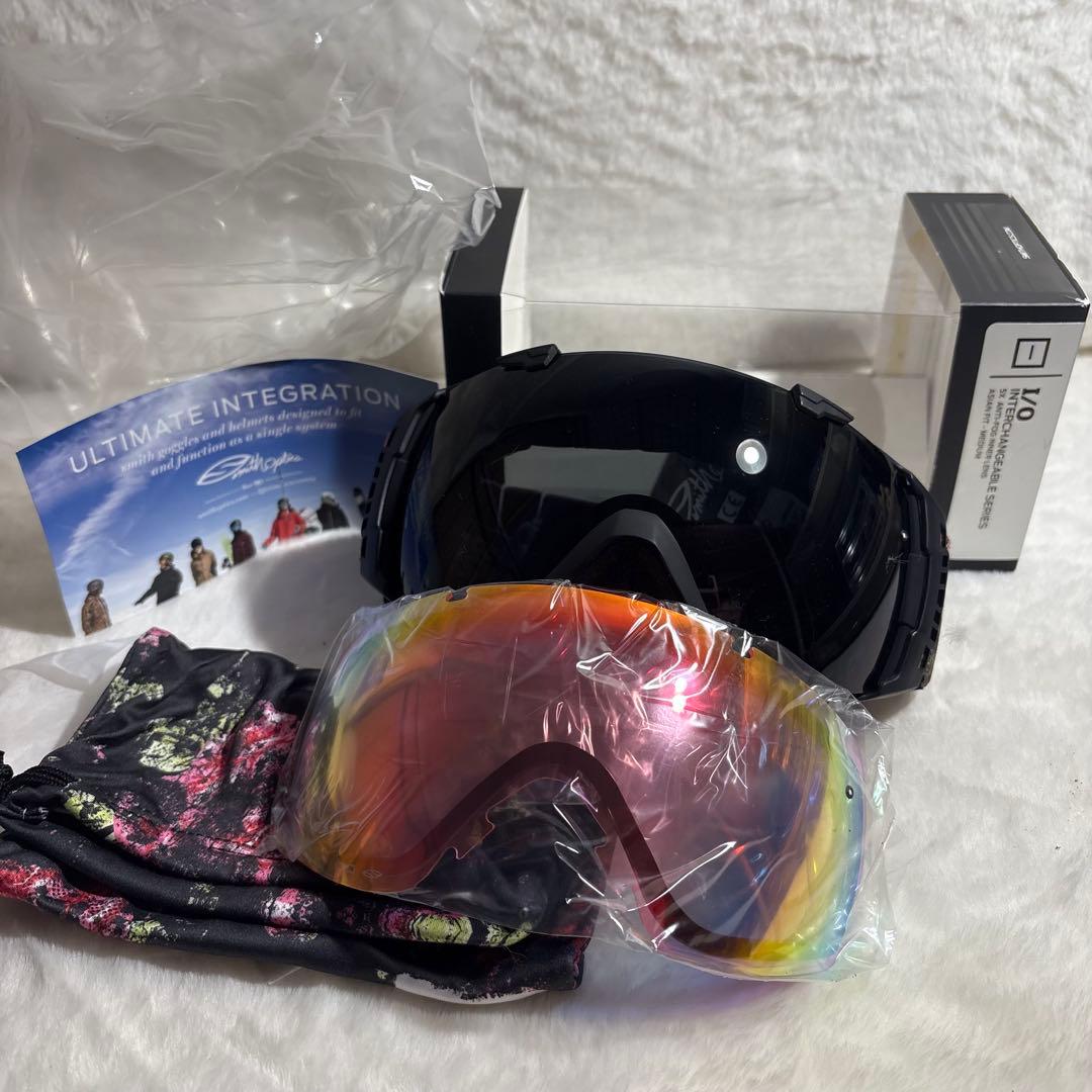 新品未使用タグ付き　SMITH I/O スミス スノーゴーグル 交換レンズ付き