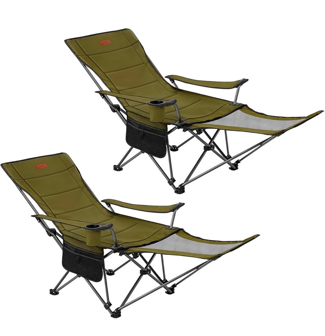 【DesertFox】リクライニングチェア キャンプ椅子 4way 仮眠 昼寝