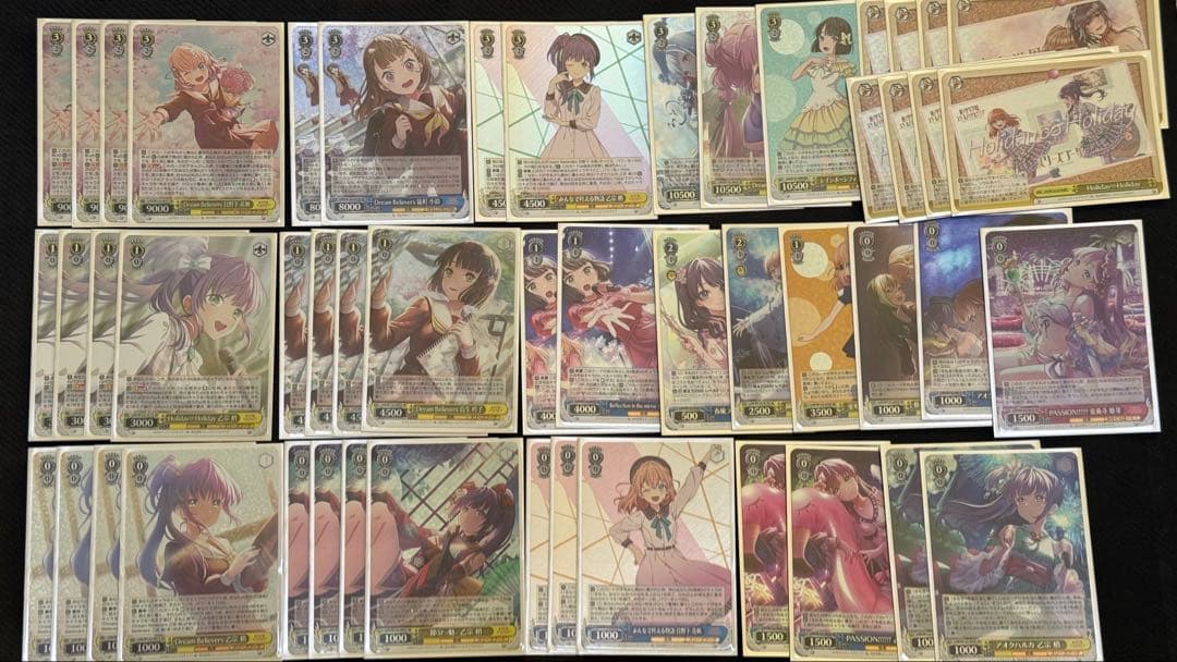 ヴァイスシュヴァルツ　蓮ノ空　8枝　デッキ　フルホイル　スリーズブーケ　フルレア