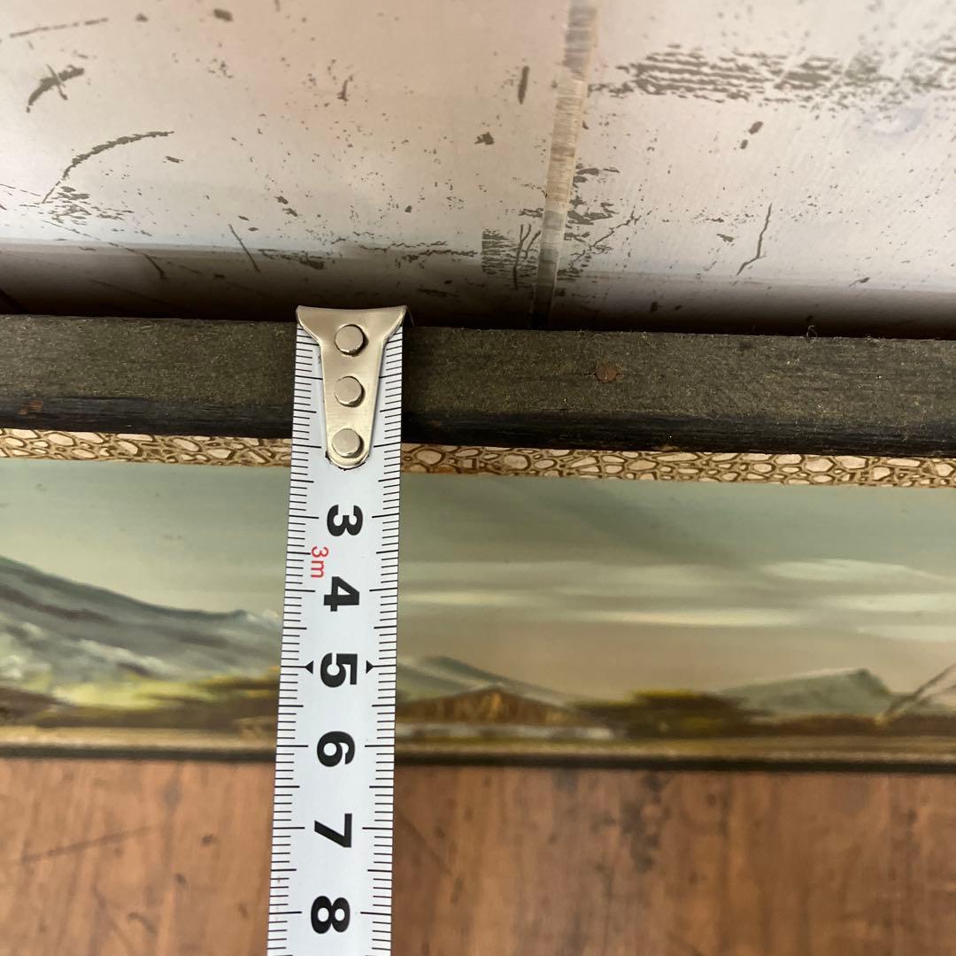 インテリア 絵画 風景画 油彩画 アート アンティーク ヴィンテージ 昭和レトロ