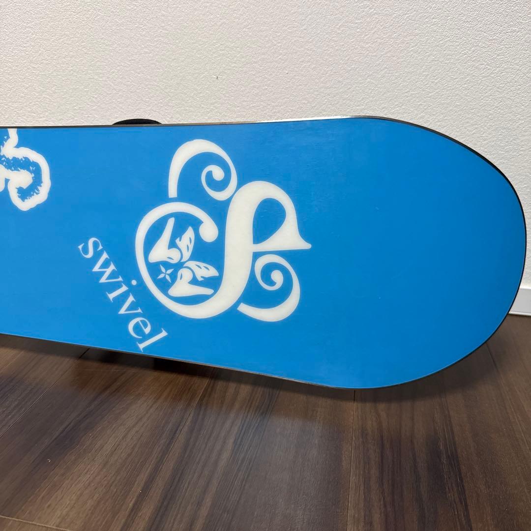 超美品 Swivel キッズ スノーボード ＆ ビンディングセット 120cm