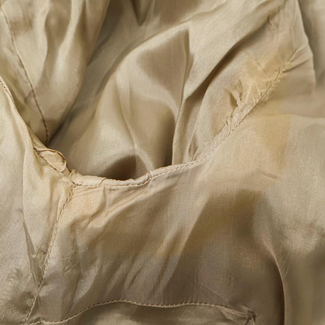 H3900◾️ヴィンテージ フェンディ　ウール100% シャツワンピース